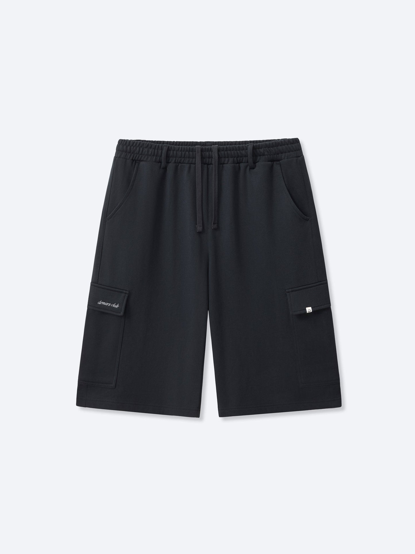 CARGO SWEAT SHORTS - BLACK