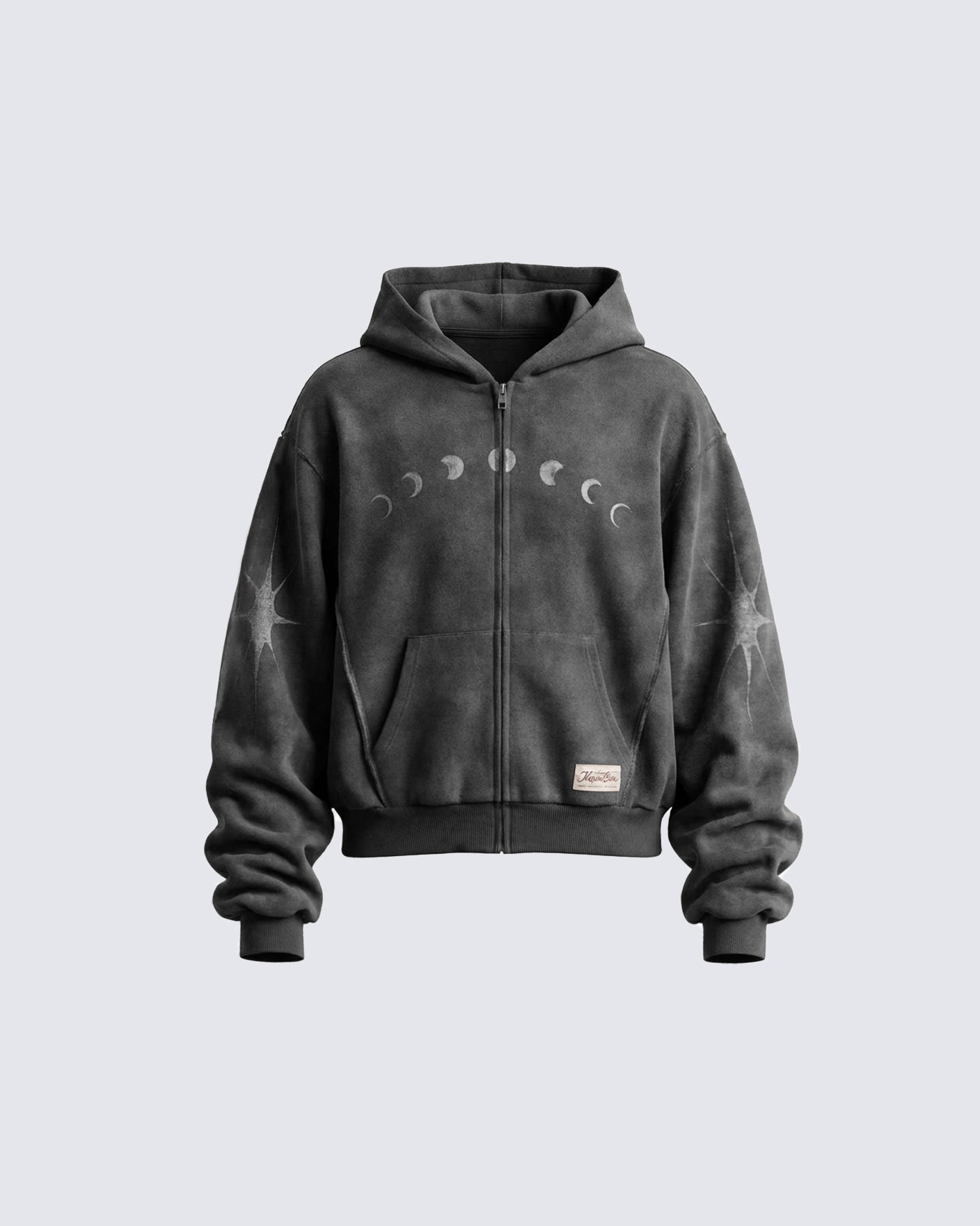 Unicorn Street Hoodie Dark Grey