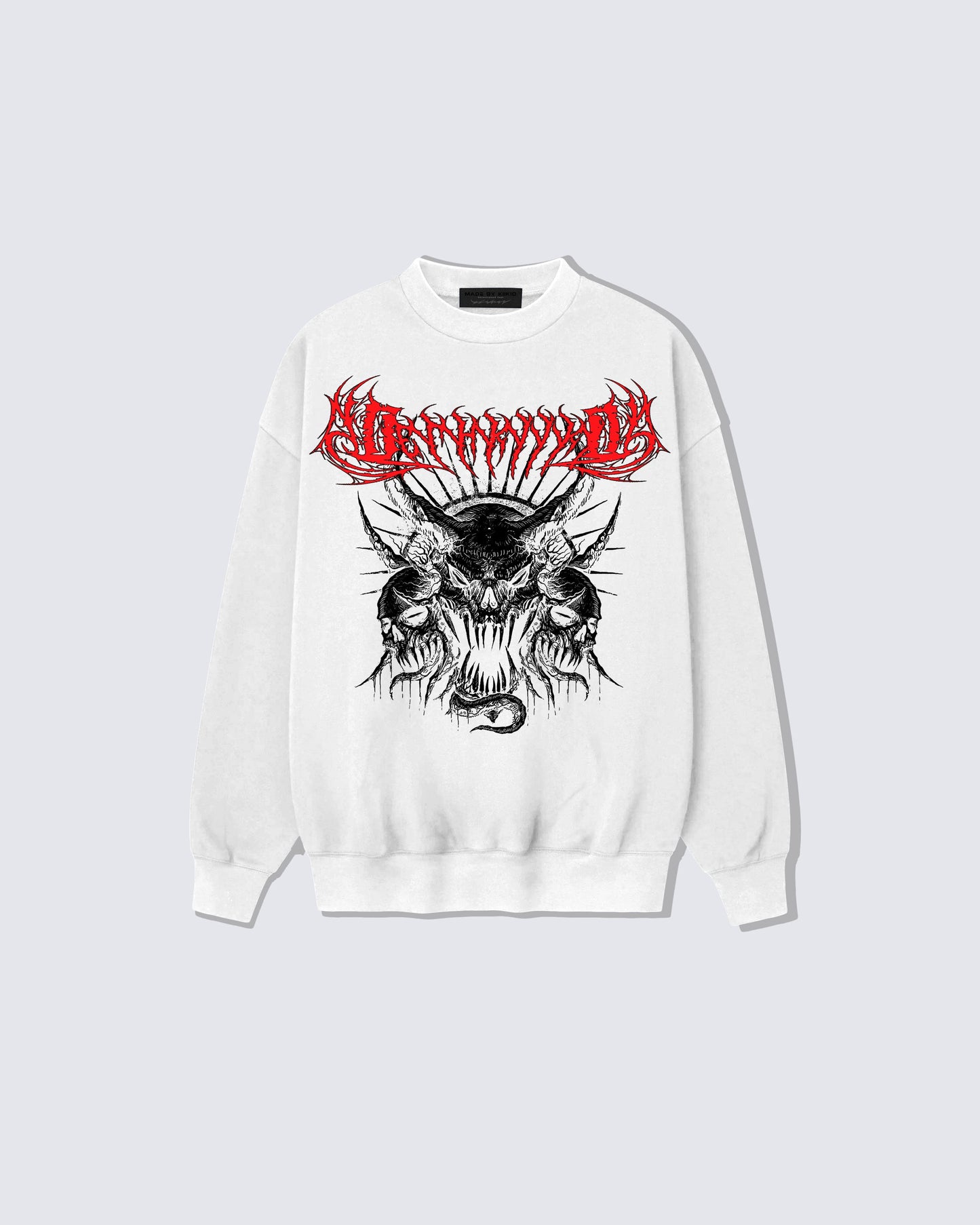 Skull Fury Graphic Sweatshirt