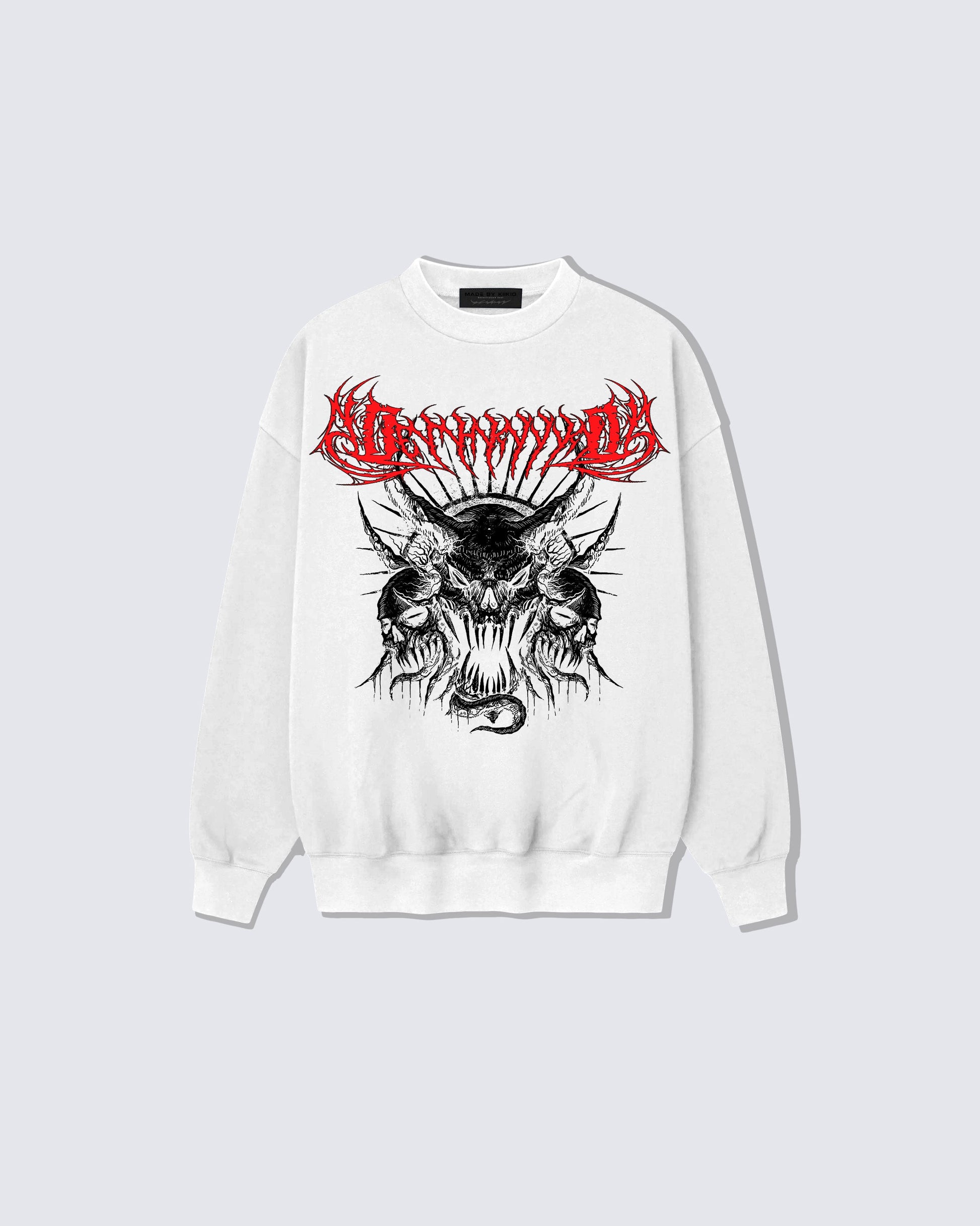 Skull Fury Graphic Sweatshirt