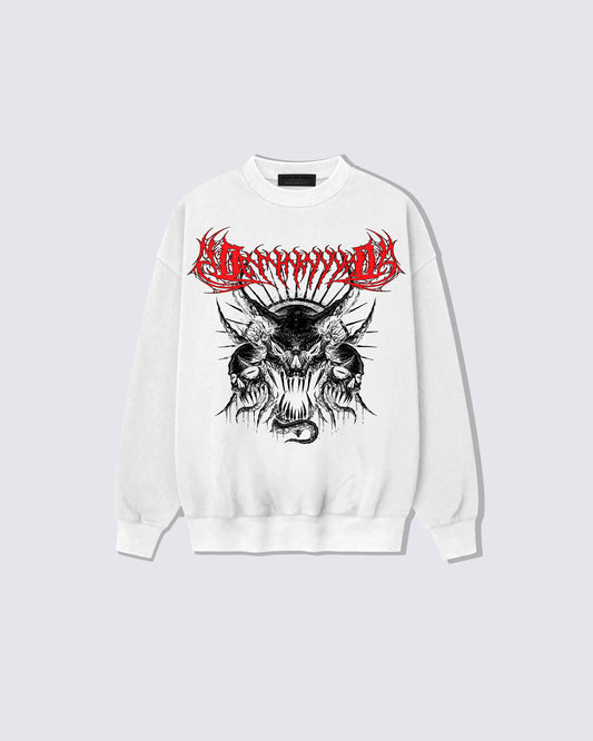 Skull Fury Graphic Sweatshirt