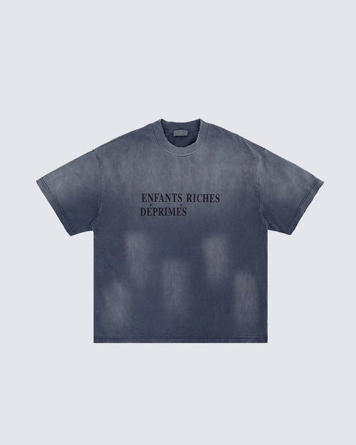 Split Raw Edge Short Sleeve T-Shirt