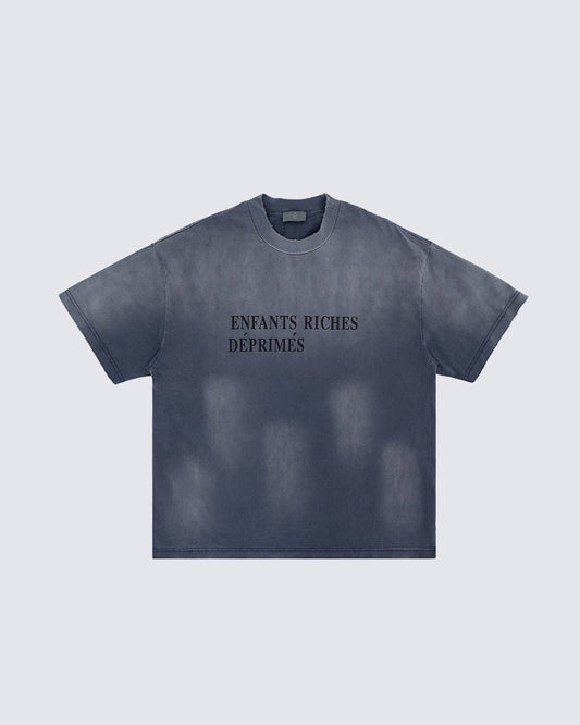 Distressed Gradient Vintage Short Sleeve T-Shirt