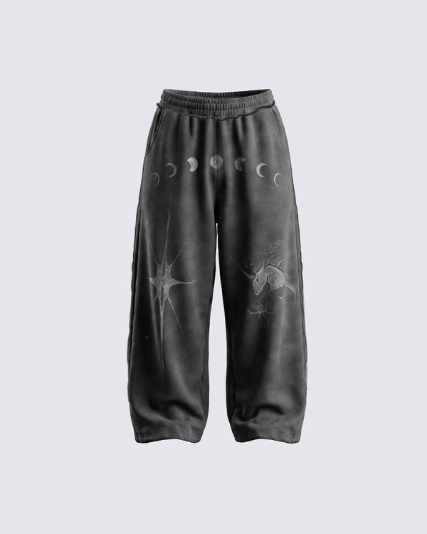 Unicorn Street Sweatpants Dark Grey
