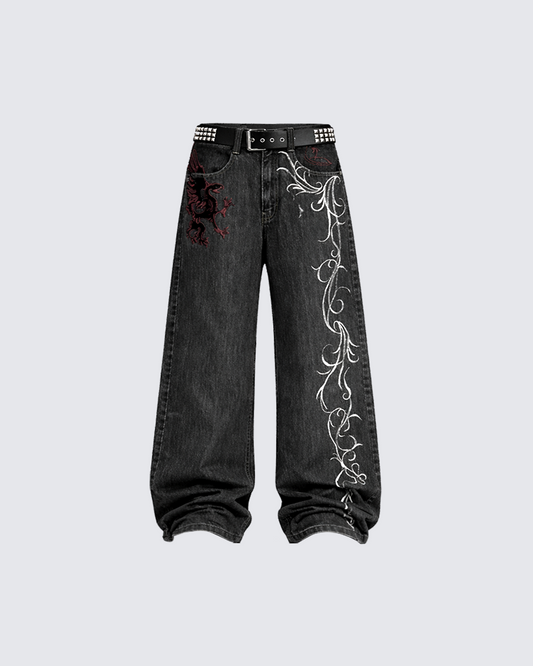 KIIKIO Graffiti Bleached Denim Jacket Streetwear Distressed Punk Outerwear