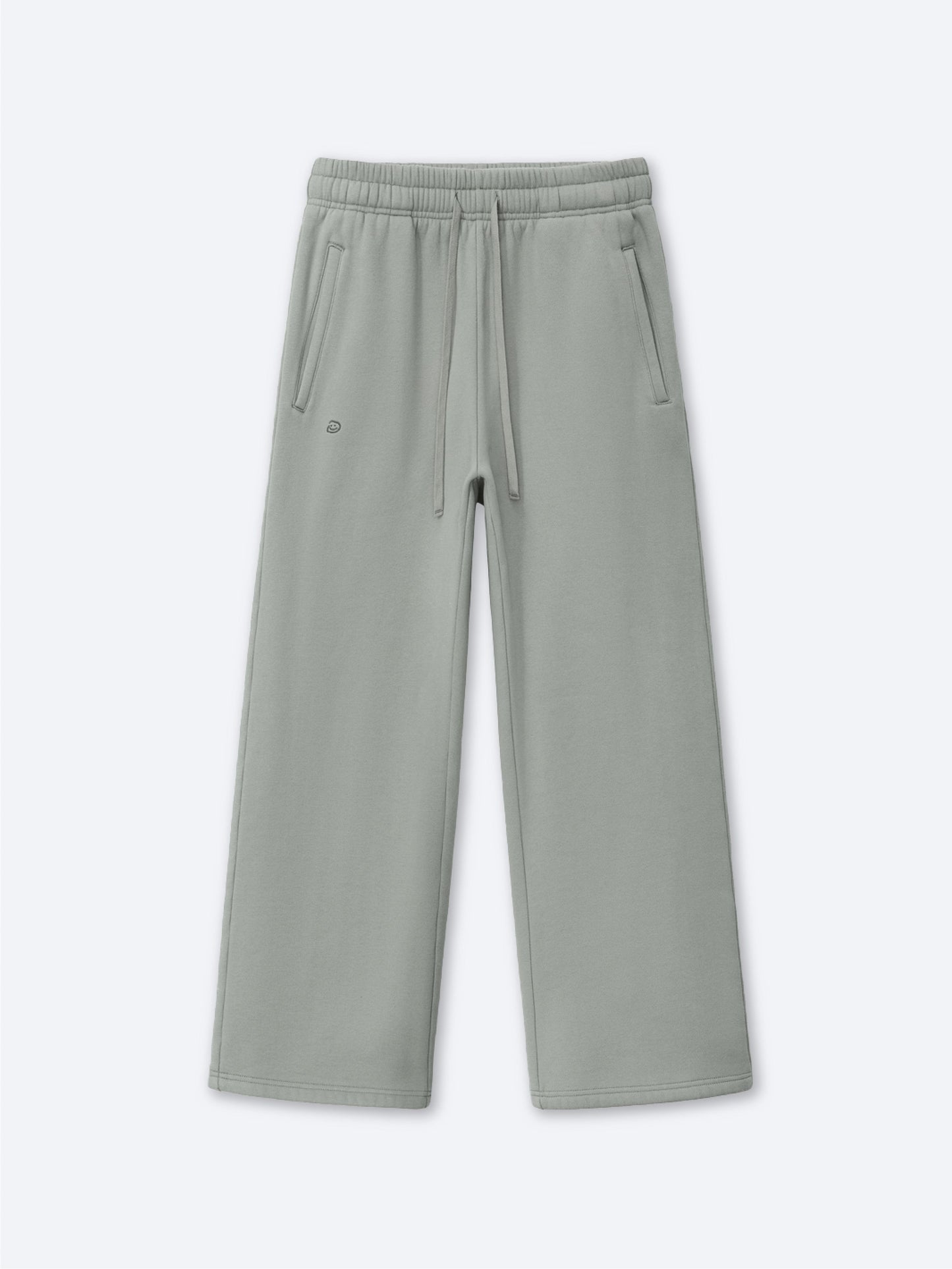 SIGNATURE STRAIGHT LEG SWEATPANTS - SAGE