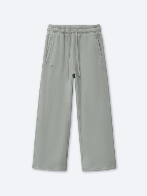 SIGNATURE STRAIGHT LEG SWEATPANTS - SAGE