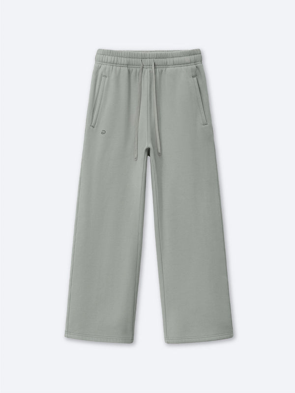 SIGNATURE STRAIGHT LEG SWEATPANTS - SAGE