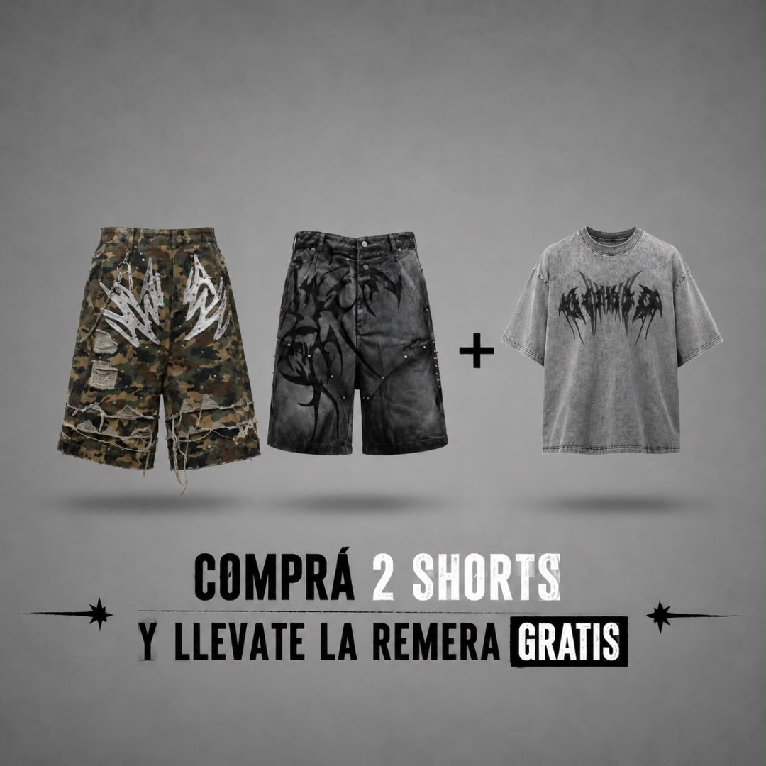 Comprá 2 Shorts y Llevate la Remera Gratis