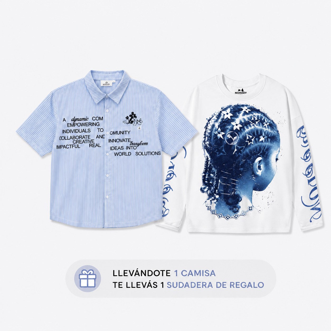 Camisa New Arrivals+Sueter de regalo