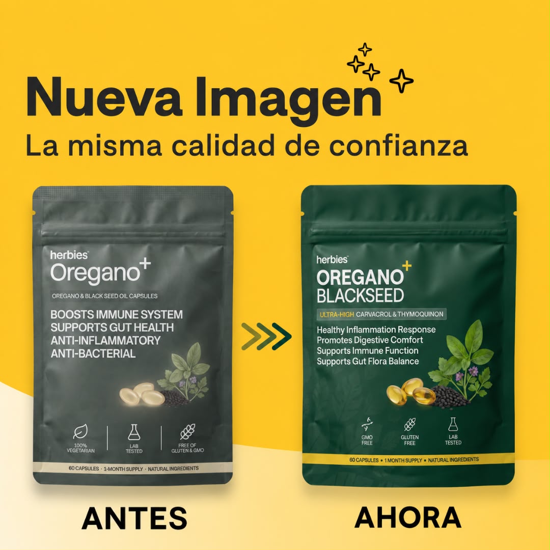 Orégano+ - Defensa diaria del intestino y del sistema inmunitario
