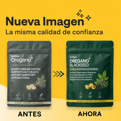 Orégano+ - Defensa diaria del intestino y del sistema inmunitario