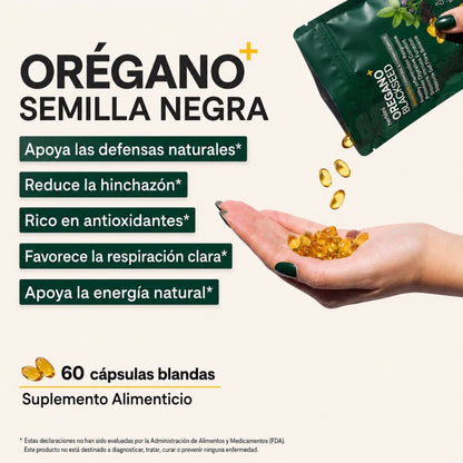Orégano+ - Defensa diaria del intestino y del sistema inmunitario