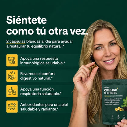 Orégano+ - Defensa diaria del intestino y del sistema inmunitario